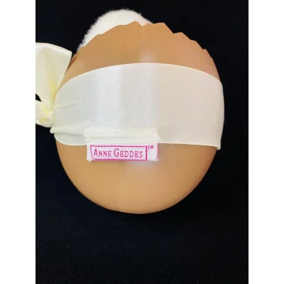 Anne Geddes Baby Bunny in Easter Egg No F714651 Caucasian Collectable Vntg 2000 - Picture 8 of 12